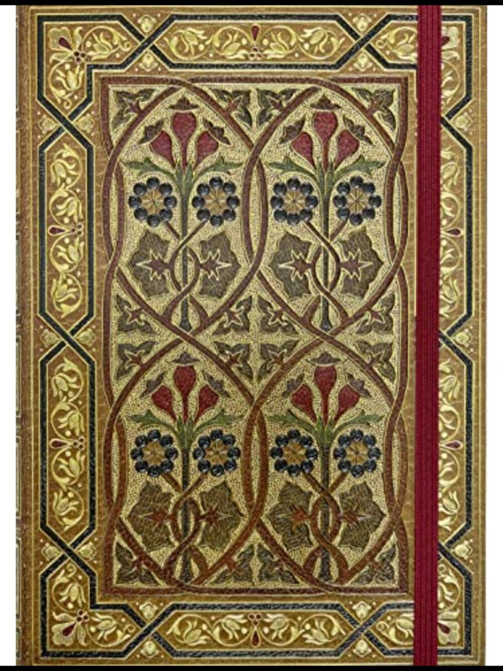 Art Nouveau Journal 1893 Shakespeare Design Gold Foil 120gsm Notebook